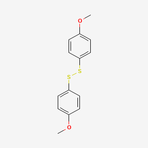 Chemical structure of Bis(4-methoxyphenyl) disulfide