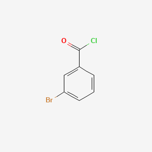 Chemical structure of 3-Bromobenzoyl chloride