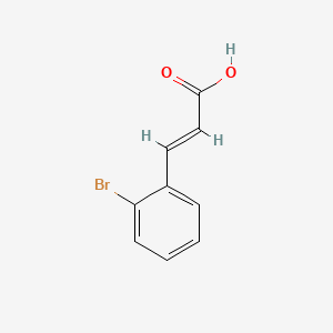 Chemical structure of 2-Bromocinnamic Acid