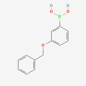 Chemical structure of 3-Benzyloxy-phenylboronic acid