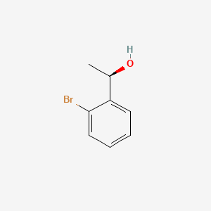 Chemical structure of (R)-(+)-2-Bromo-α-methylbenzyl alcohol