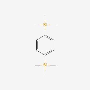 Chemical structure of 1,4-Bis(trimethylsilyl)benzene