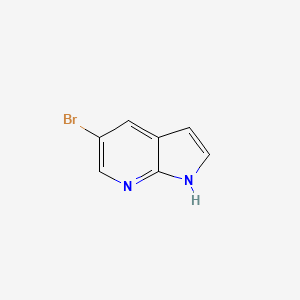 Chemical structure of 5-Bromo-7-azaindole