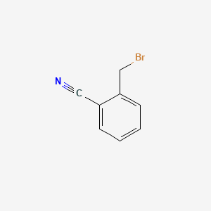 Chemical structure of 2-(Bromomethyl)benzonitrile