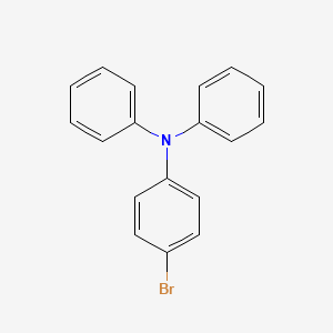 Chemical structure of 4-Bromotriphenylamine