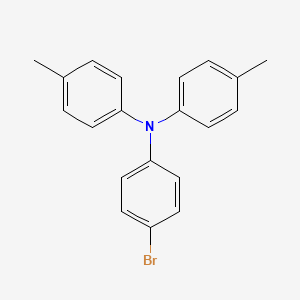 Chemical structure of 4-Bromo-4',4''-dimethyltriphenylamine
