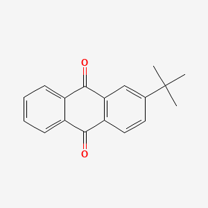 Chemical structure of 2-tert-Butylanthraquinone