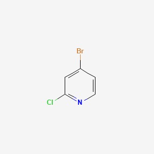 Chemical structure of 4-Bromo-2-chloropyridine