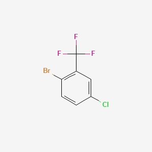 Chemical structure of 2-Bromo-5-chlorobenzotrifluoride