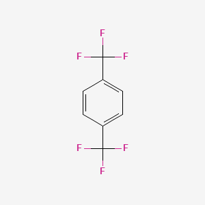 Chemical structure of 1,4-Bis(trifluoromethyl)benzene