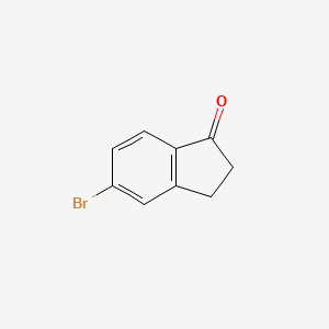 Chemical structure of 5-Bromo-1-indanone