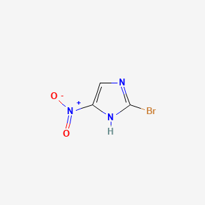 Chemical structure of 2-Bromo-4-nitroimidazole