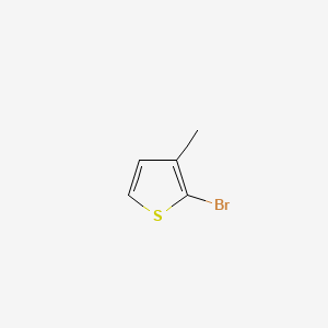 Chemical structure of 2-Bromo-3-methylthiophene