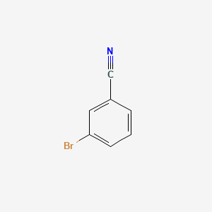 Chemical structure of 3-Bromobenzonitrile