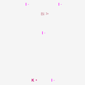 Chemical structure of Bismuth potassium iodide
