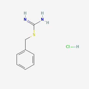 Chemical structure of S-Benzylthiuronium chloride