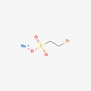 Chemical structure of 2-Bromoethanesulfonic sodium salt