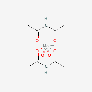 Chemical structure of Bis(acetylacetonato)dioxomolybdenum