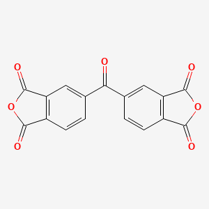 Chemical structure of Benzophenone-3,3′,4,4′-tetracarboxylic dianhydride