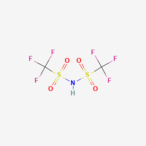 Chemical structure of Bis(trifluoromethane)sulfonimide