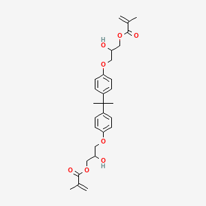 Chemical structure of Bisphenol A glycerolate dimethacrylate