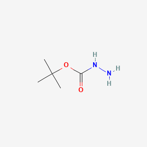Chemical structure of tert-Butyl carbazate