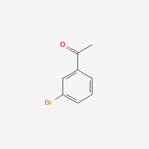 Chemical structure of 3'-Bromoacetophenone