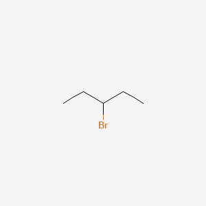 Chemical structure of 3-Bromopentane