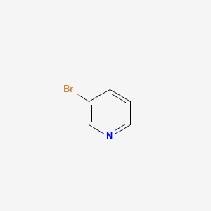 Chemical structure of 3-Bromopyridine