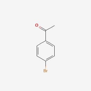 Chemical structure of p-Bromoacetophenone