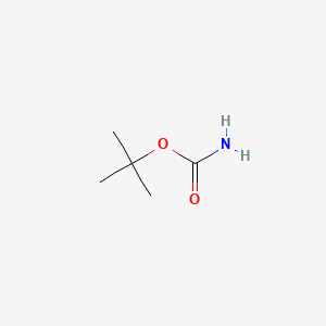 Chemical structure of tert-Butyl carbamate