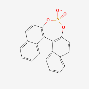 Chemical structure of (R)-(-)-BNP acid