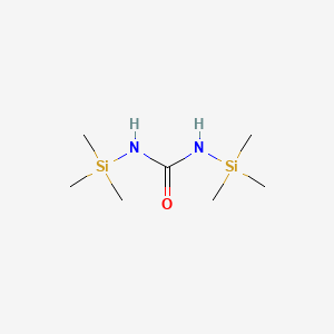 Chemical structure of 1,3-Bis(trimethylsilyl)urea