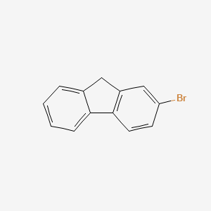 Chemical structure of 2-Bromofluorene