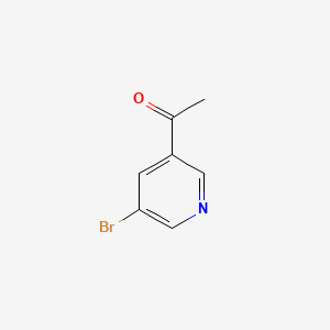 Chemical structure of 3-Bromo-5-Acetylpyridine