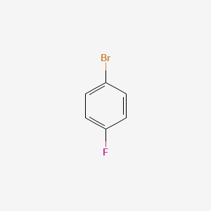 Chemical structure of 1-Bromo-4-fluorobenzene