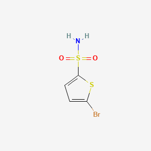 Chemical structure of 5-Bromo-2-thiophenesulfonamide