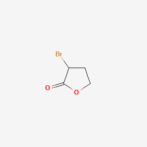 Chemical structure of α-Bromo-γ-butyrolactone