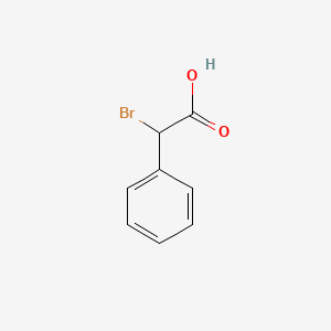 Chemical structure of α-Bromophenylacetic acid