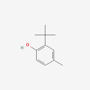 Chemical structure of 2-tert-Butyl-4-methylphenol