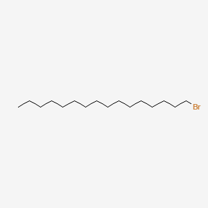 Chemical structure of 1-Bromohexadecane
