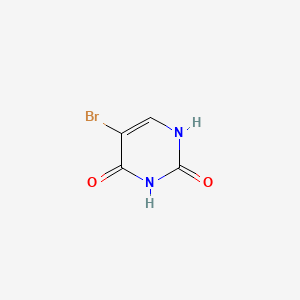 Chemical structure of 5-Bromouracil