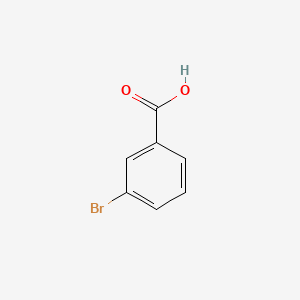 Chemical structure of 3-Bromobenzoic acid