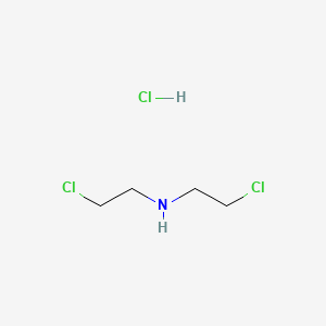 Chemical structure of Bis(2-chloroethyl)amine hydrochloride