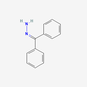 Chemical structure of Benzophenone hydrazone