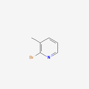 Chemical structure of 2-Bromo-3-methylpyridine