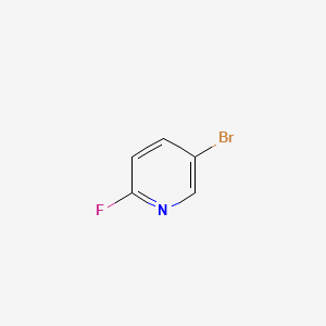 Chemical structure of 5-Bromo-2-fluoropyridine
