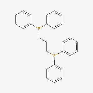 Chemical structure of 1,3-Bis(diphenylphosphino)propane