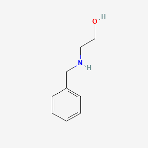 Chemical structure of Benzylethanolamine