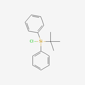 Chemical structure of tert-Butyldiphenylchlorosilane